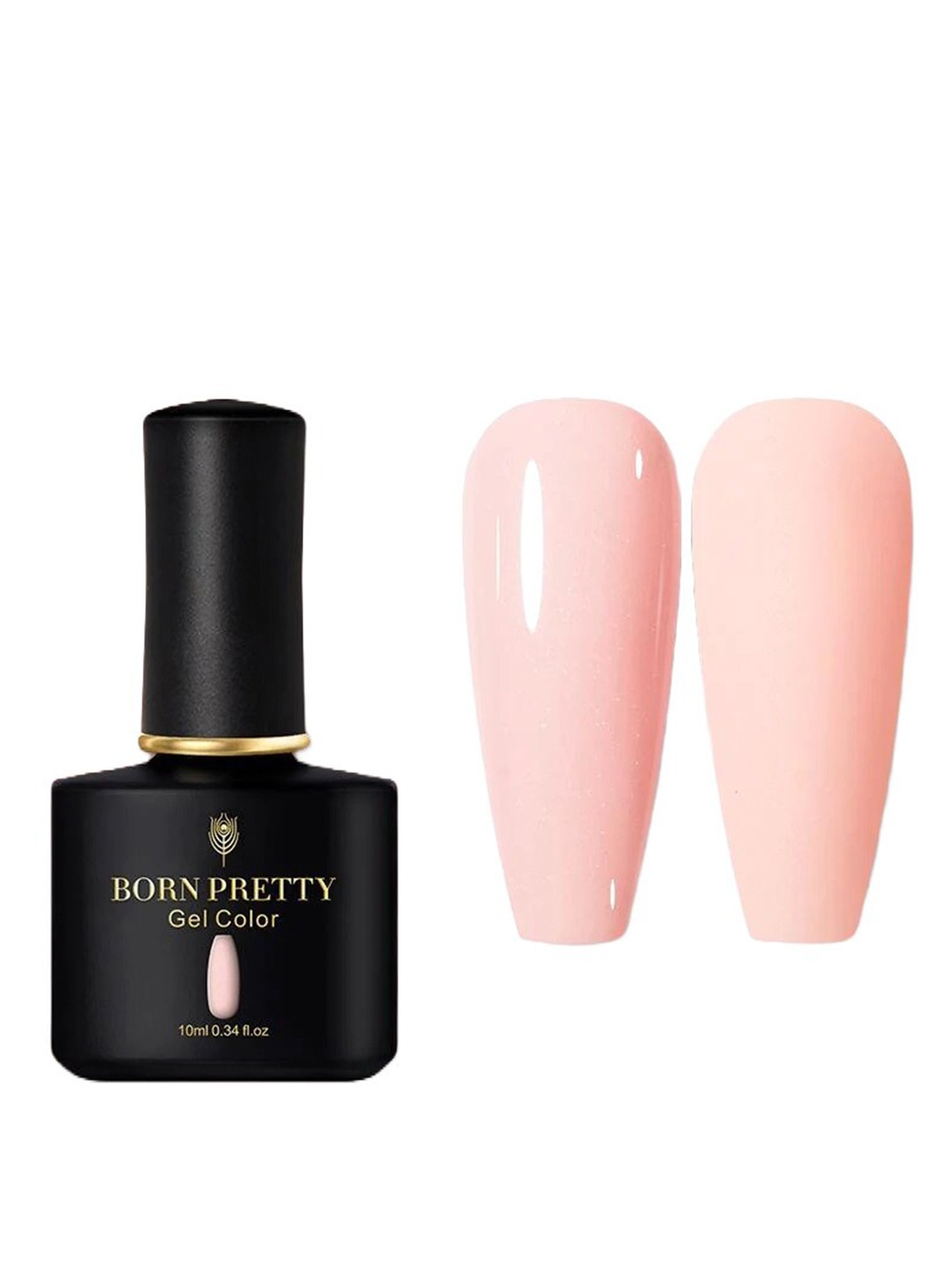 

BORN PRETTY Black Spar Series Glossy UV LED Gel Nail Enamel 10ml- Shade BP133, Pink