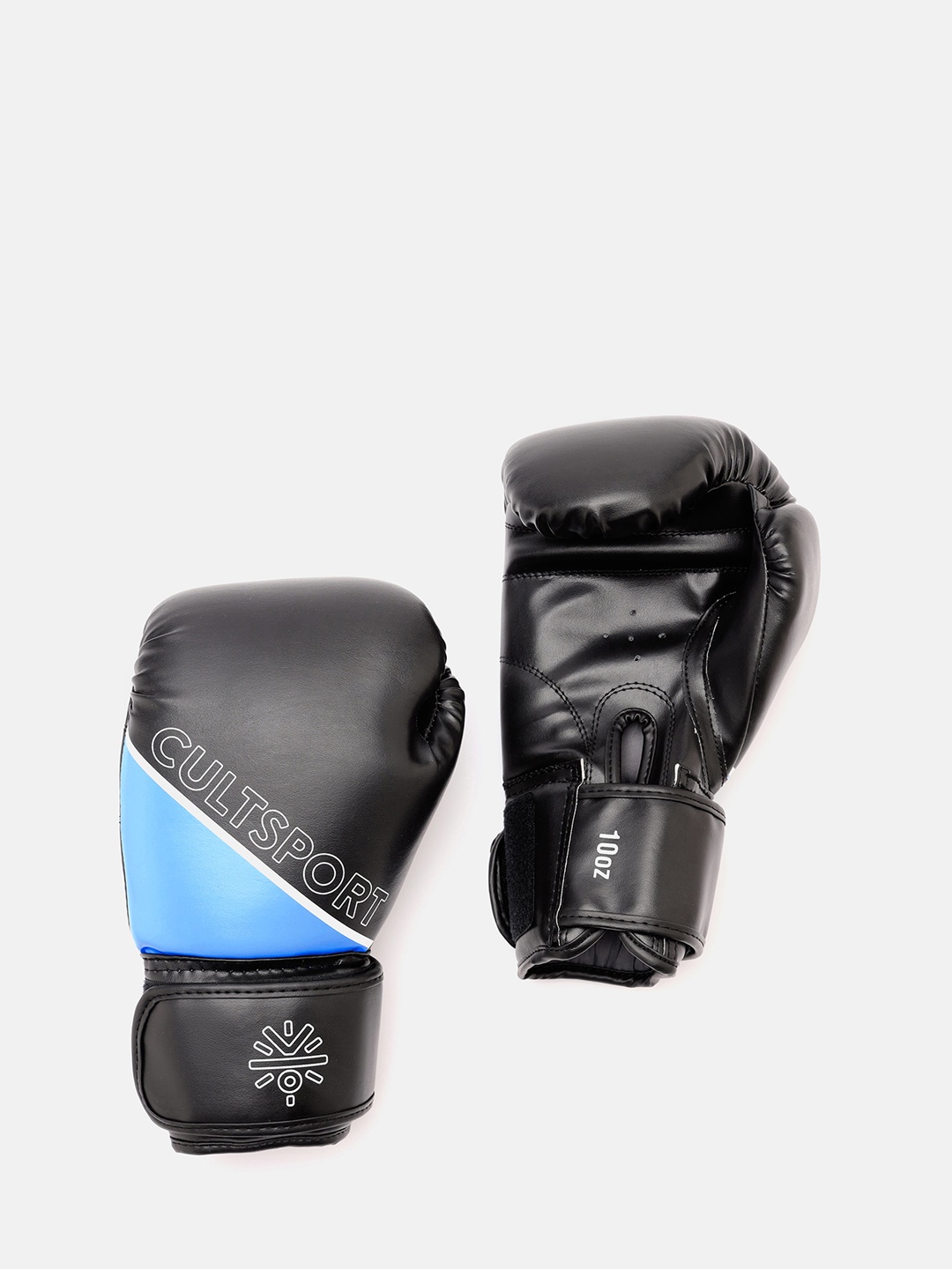 

CULT Colourblocked Antimicrobial Pro Boxing Gloves, Black