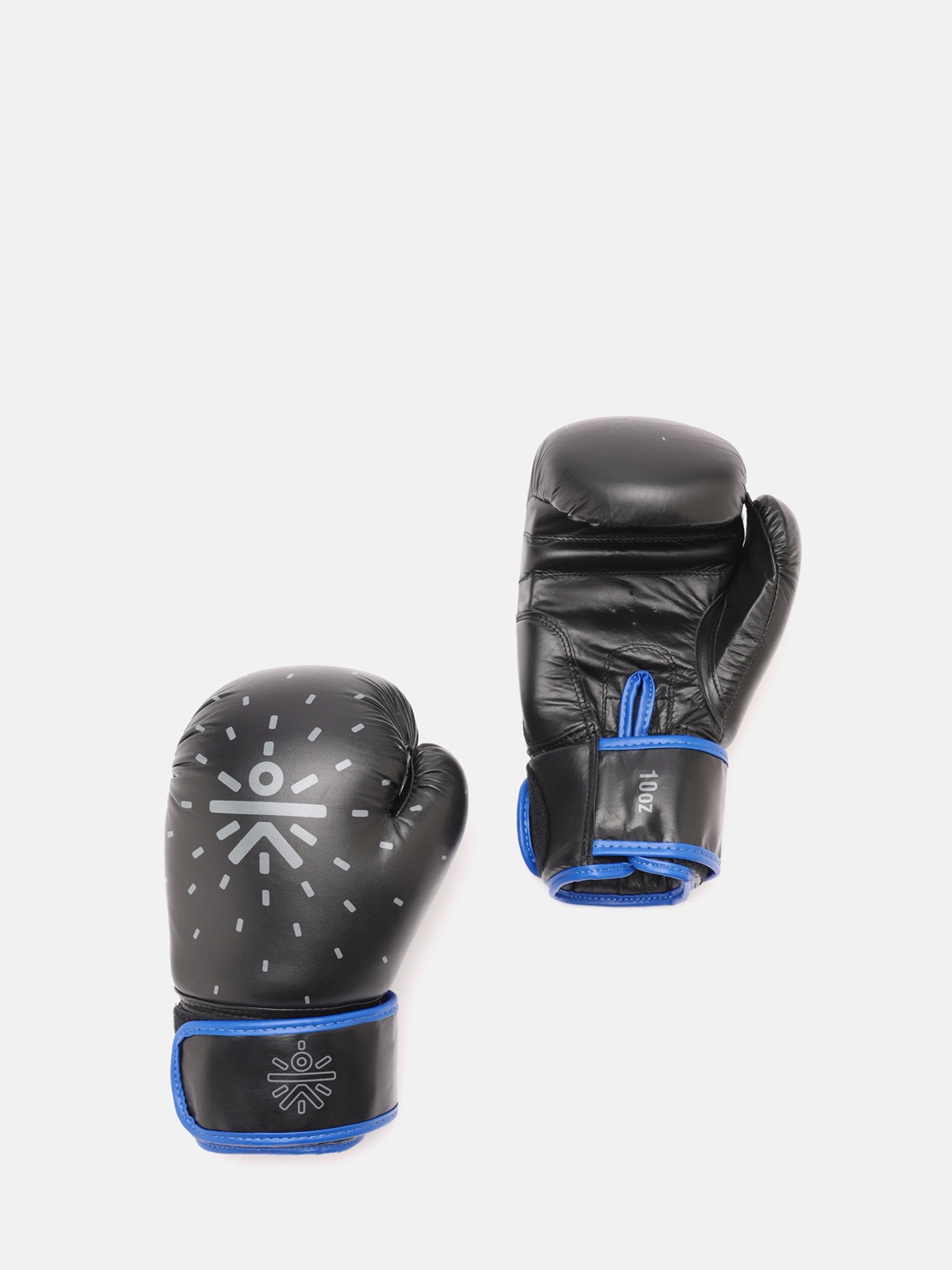

Cultsport Brand Logo Printed Leather Antimicrobial Boxing Gloves, Black