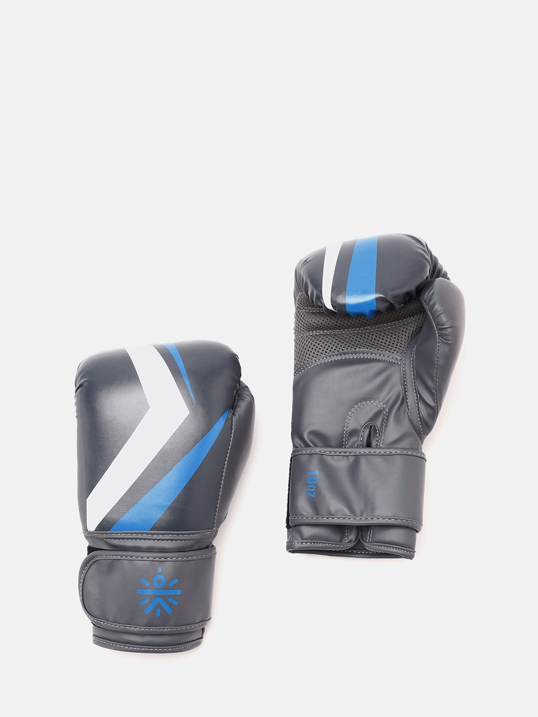 

cultsportone Pro Boxing Gloves With Antimicrobial Lining, Charcoal