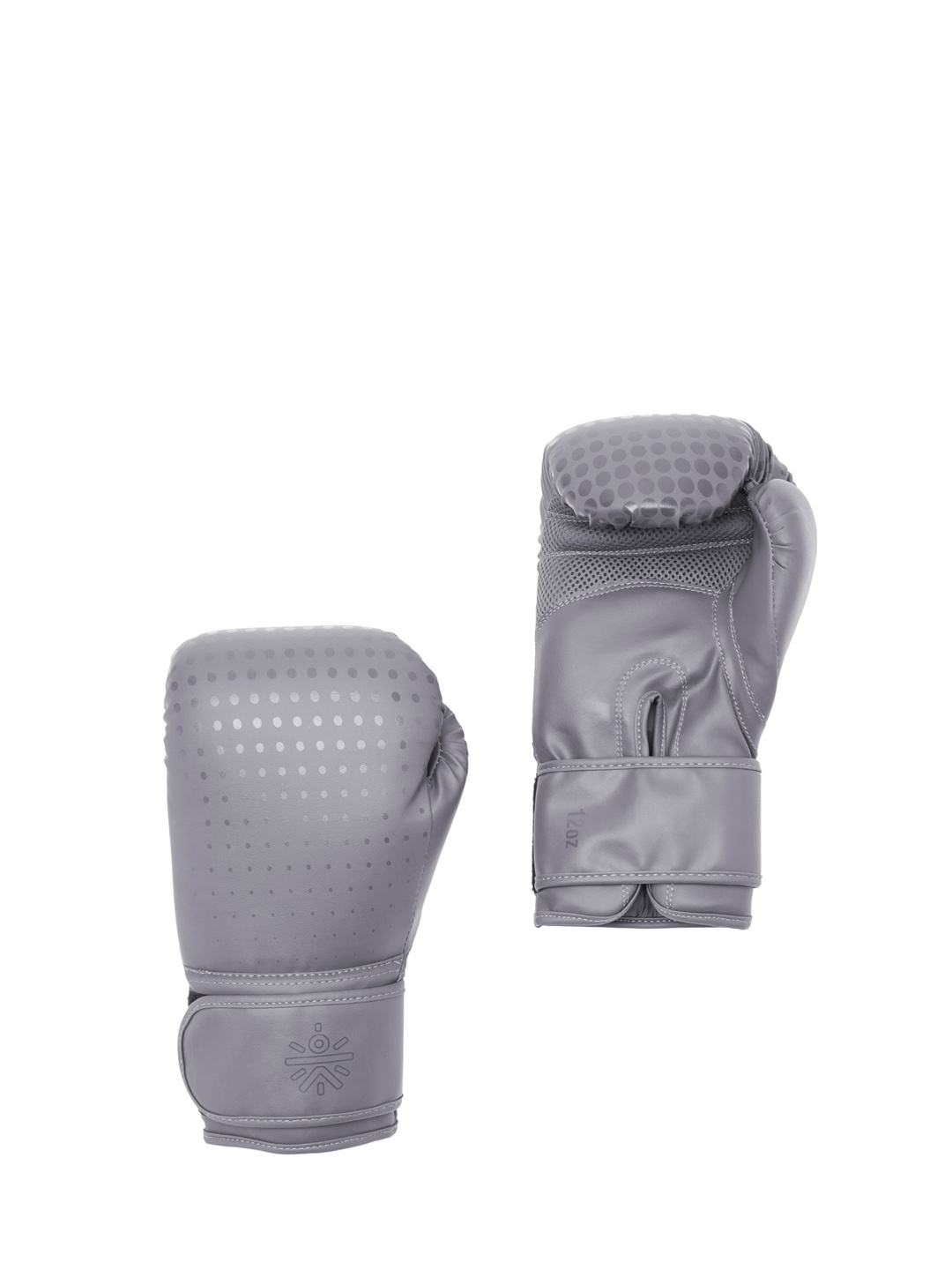 

cultsportone Printed Pro Boxing Gloves With Antimicrobial Lining, Grey