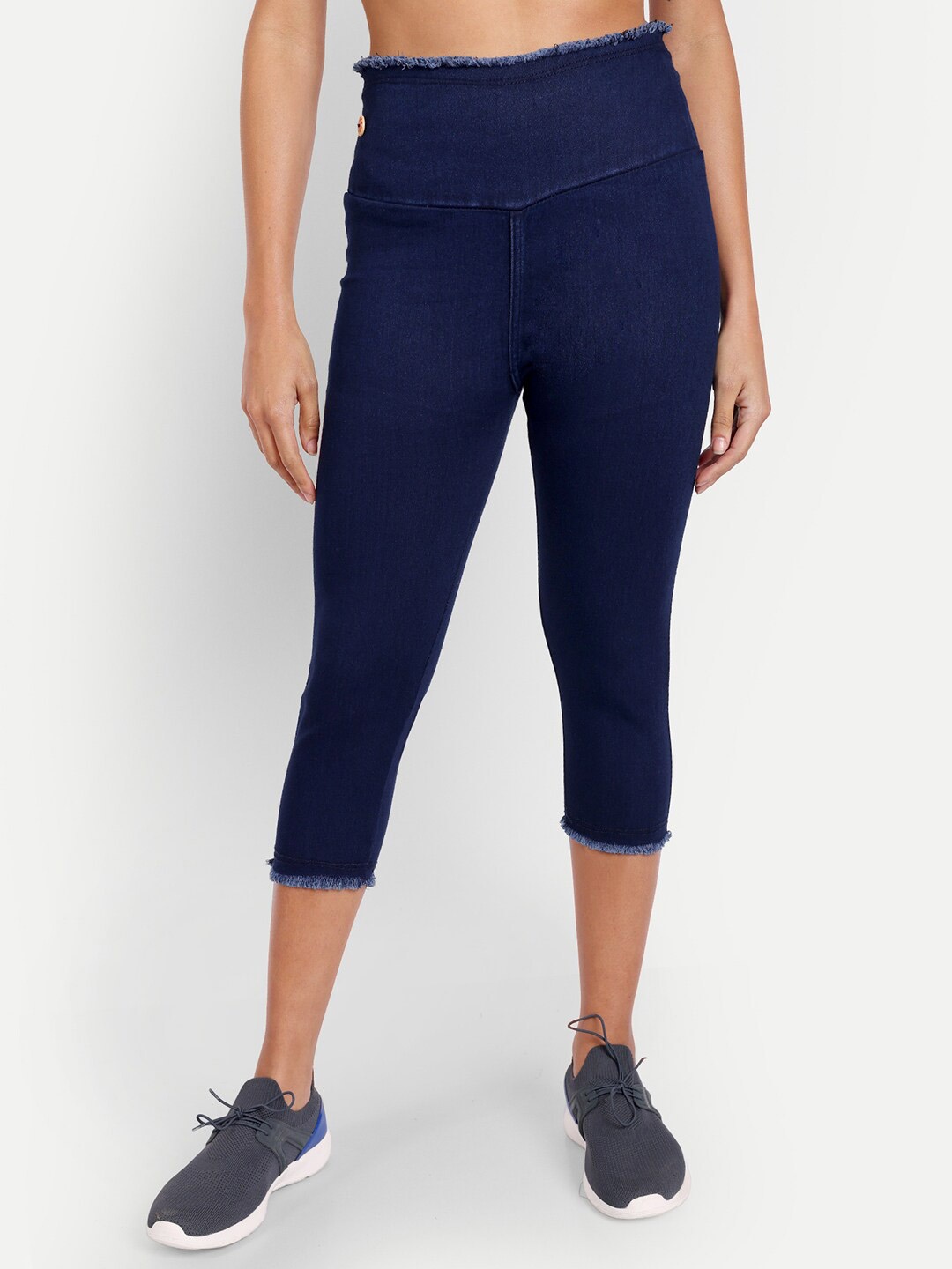 

AngelFab Women Blue Capris