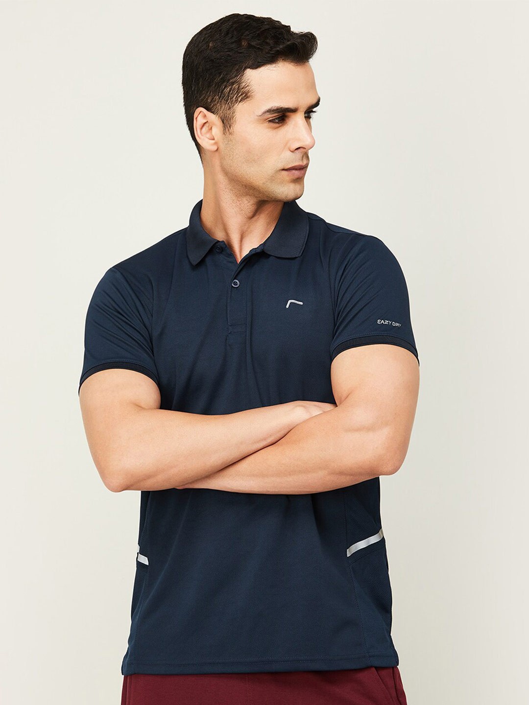 

Fame Forever by Lifestyle Polo Collar T-shirt, Navy blue