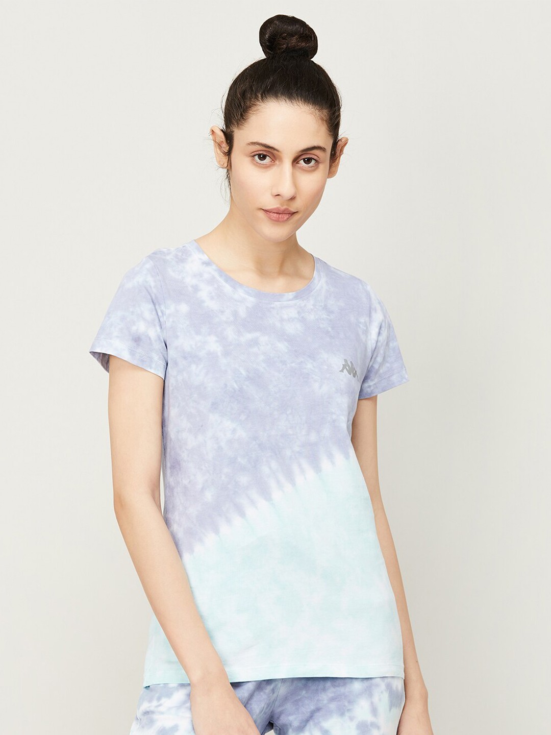 

Kappa Tie And Dye Cotton Short Sleeves T-shirt, Blue