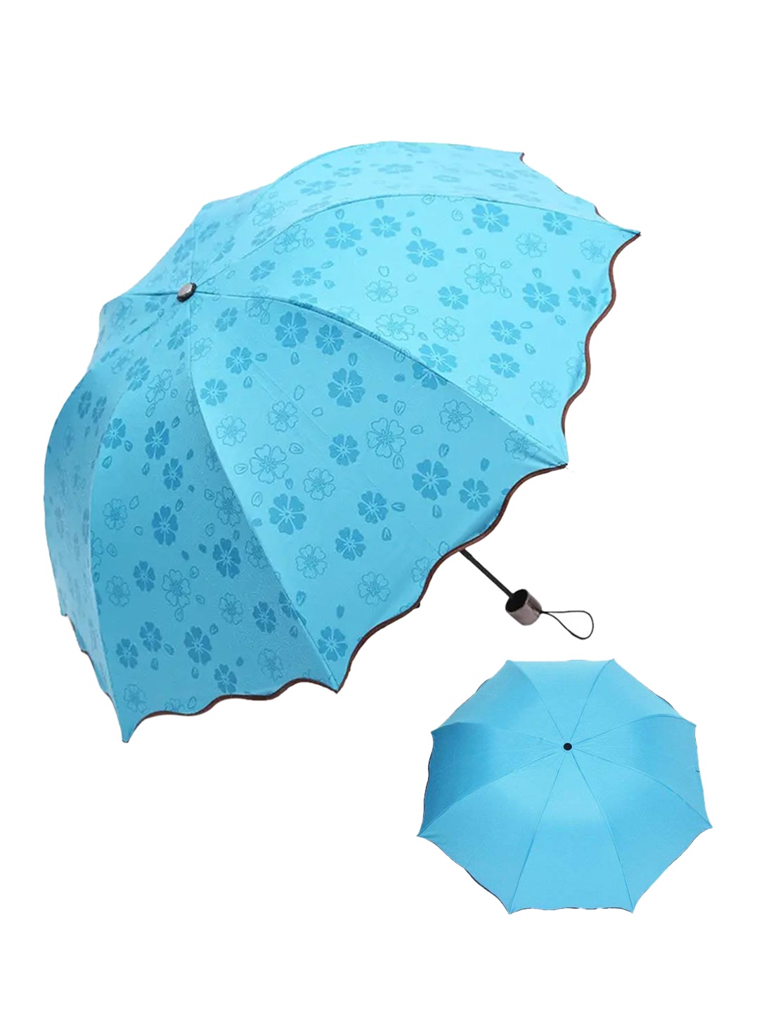 

ZURU BUNCH Floral Printed Magic Umbrella, Blue