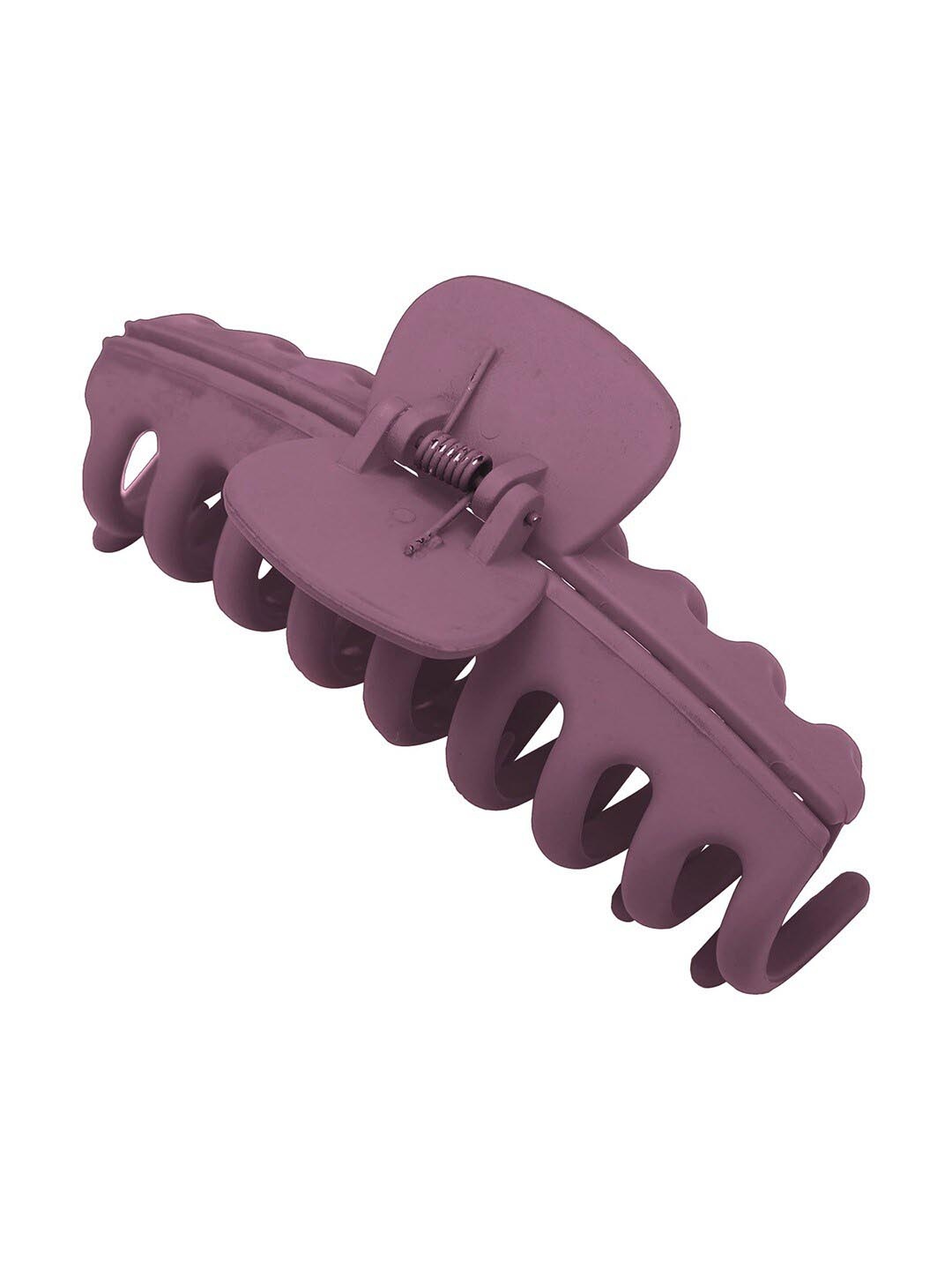 

Krelin Powerful Metal Spring Soft Teeth Claw Clip, Pink