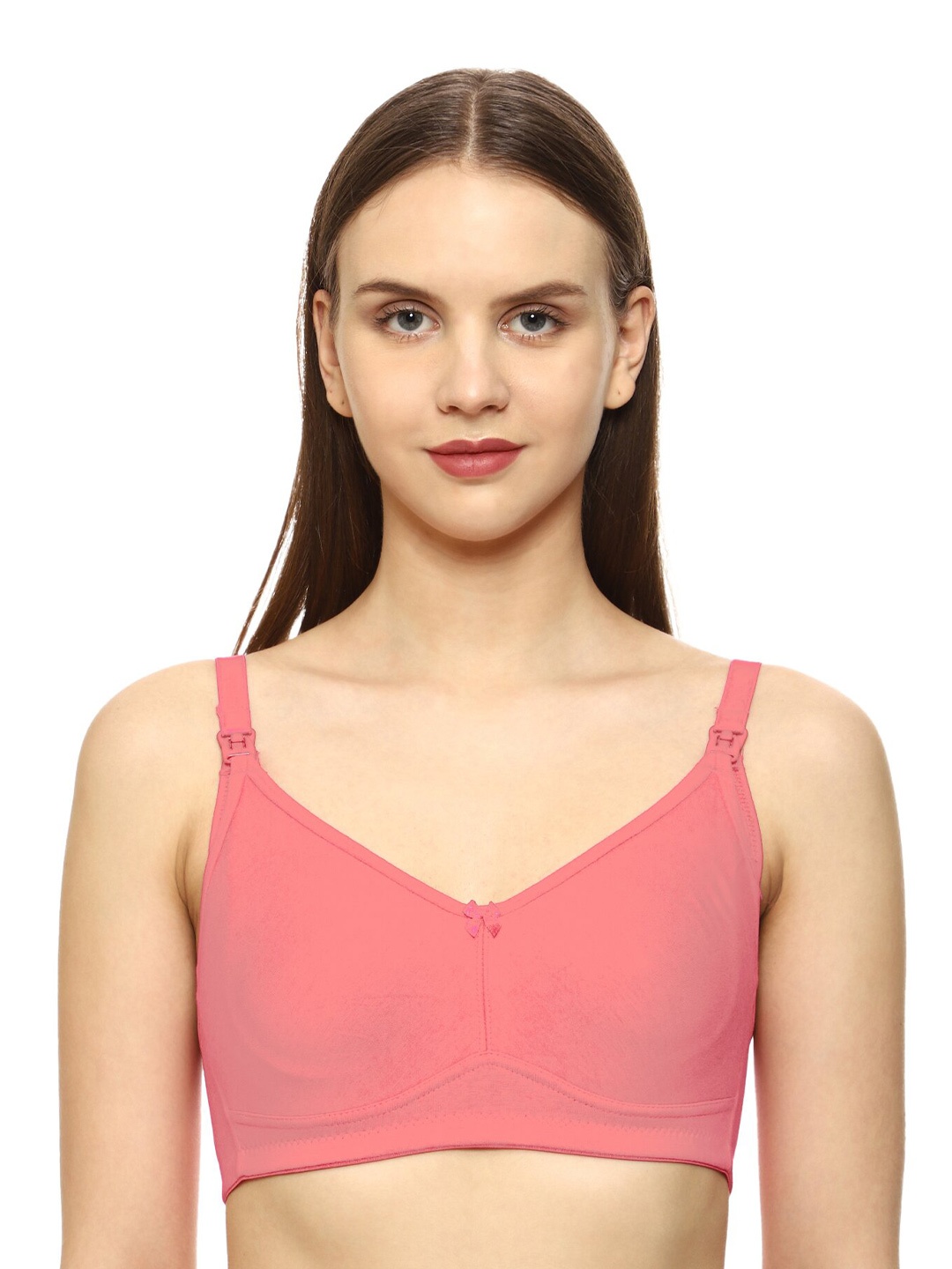 

Anoma Full Coverage Cotton Maternity Bra, Pink