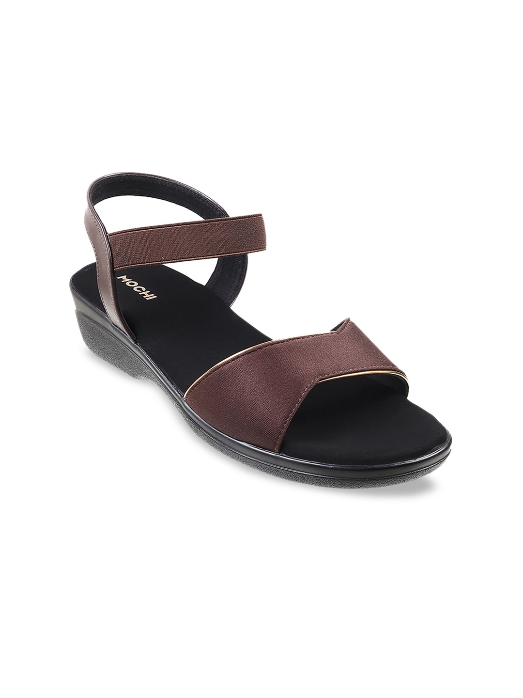

Mochi Open Toe Comfort Heels, Brown