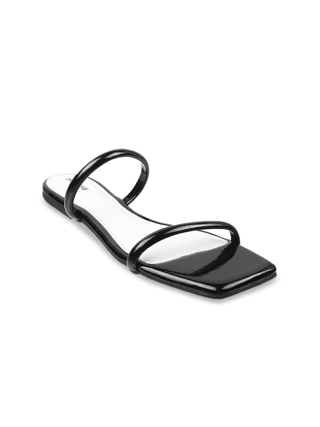 

Mochi Women One Toe Flats, Black