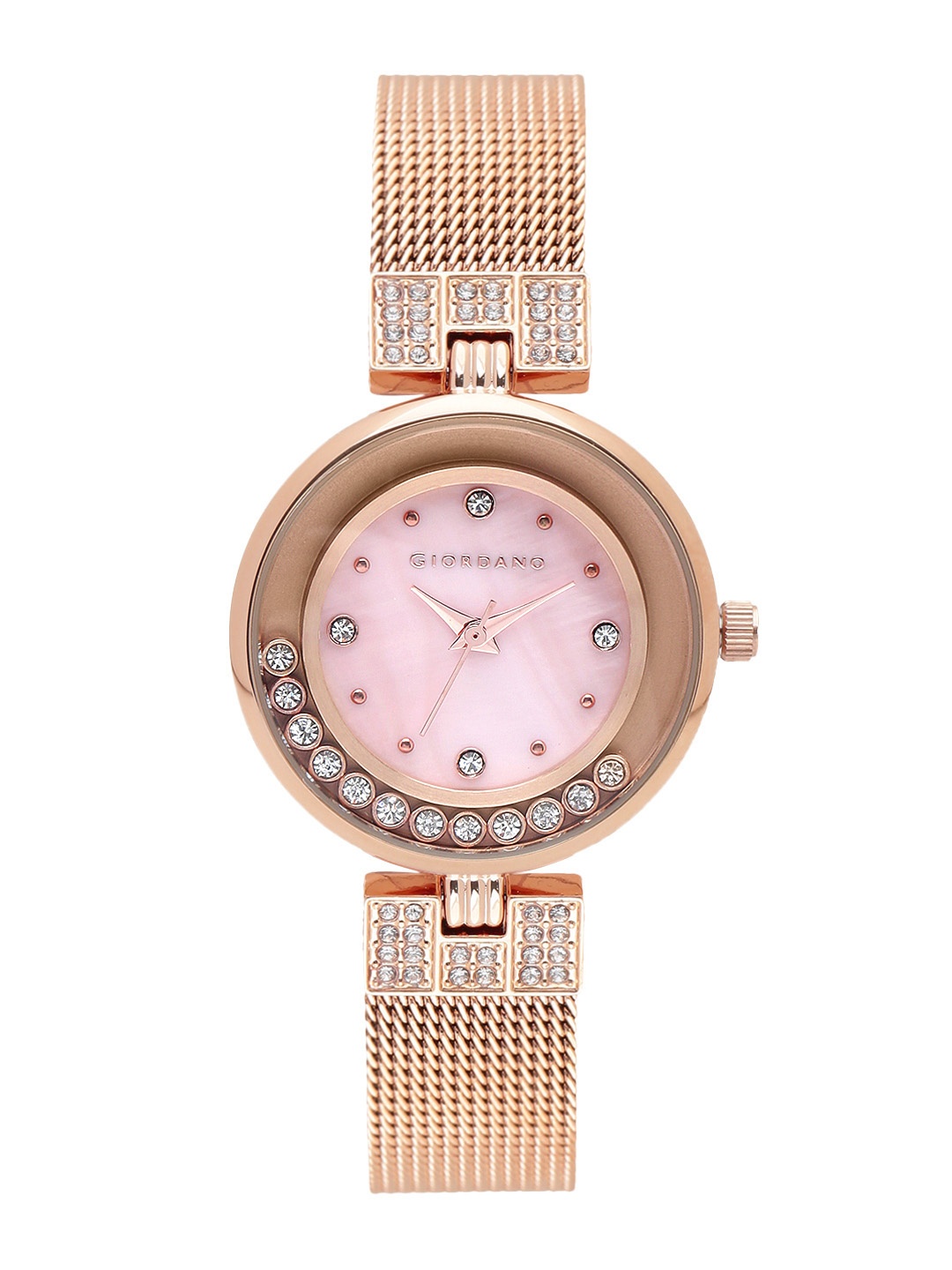 

GIORDANO Women Pink Analogue Watch 2837-55