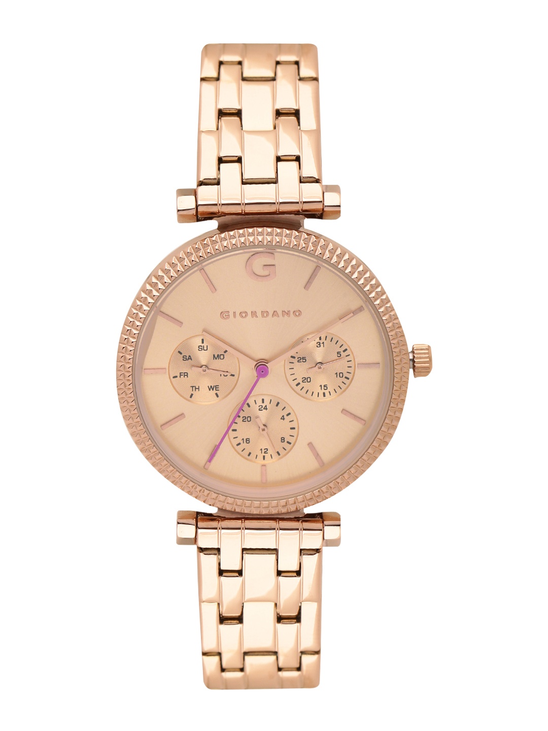 

GIORDANO Women Gold-Toned Multifunction Watch 2839-22