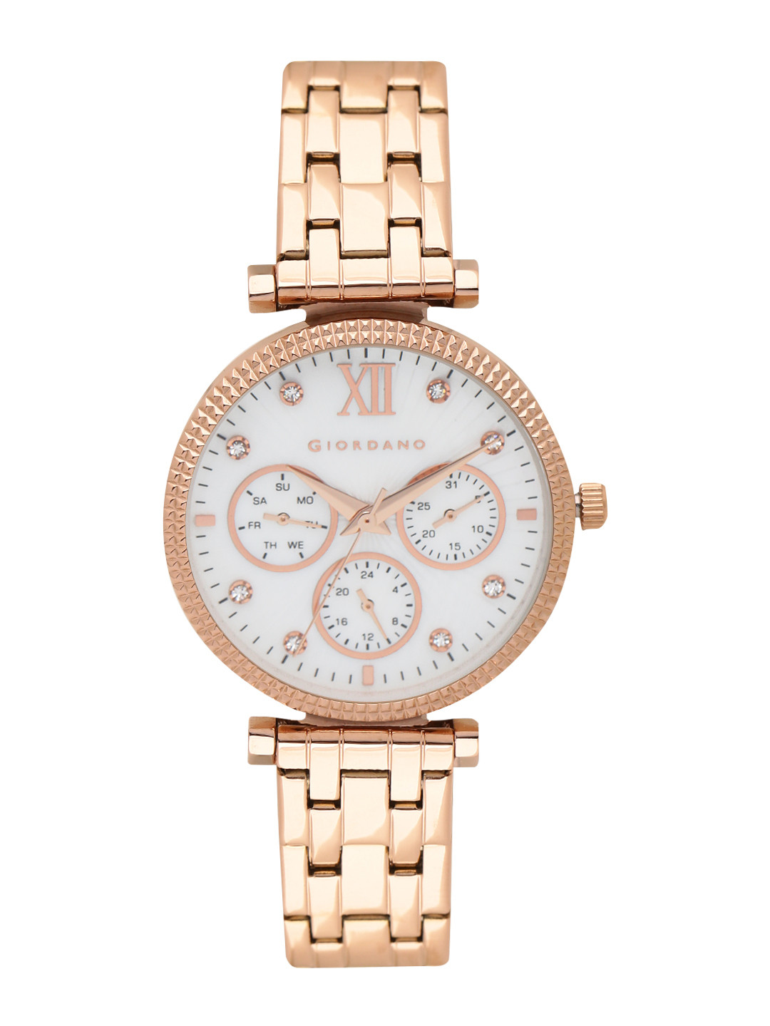 

GIORDANO Women Off-White Multifunction Watch 2840-22