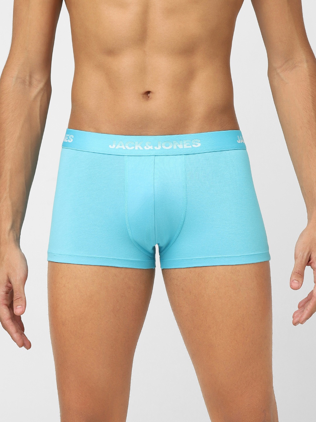 

Jack & Jones Men Mid Rise Cotton Trunk 1013100011, Blue