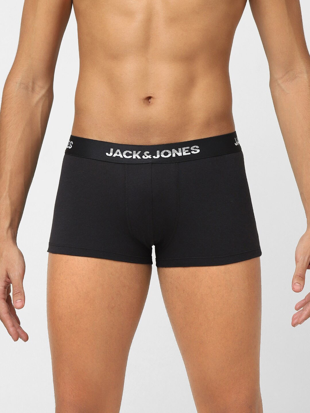 

Jack & Jones Men Mid Rise Cotton Trunk 1013100024, Black