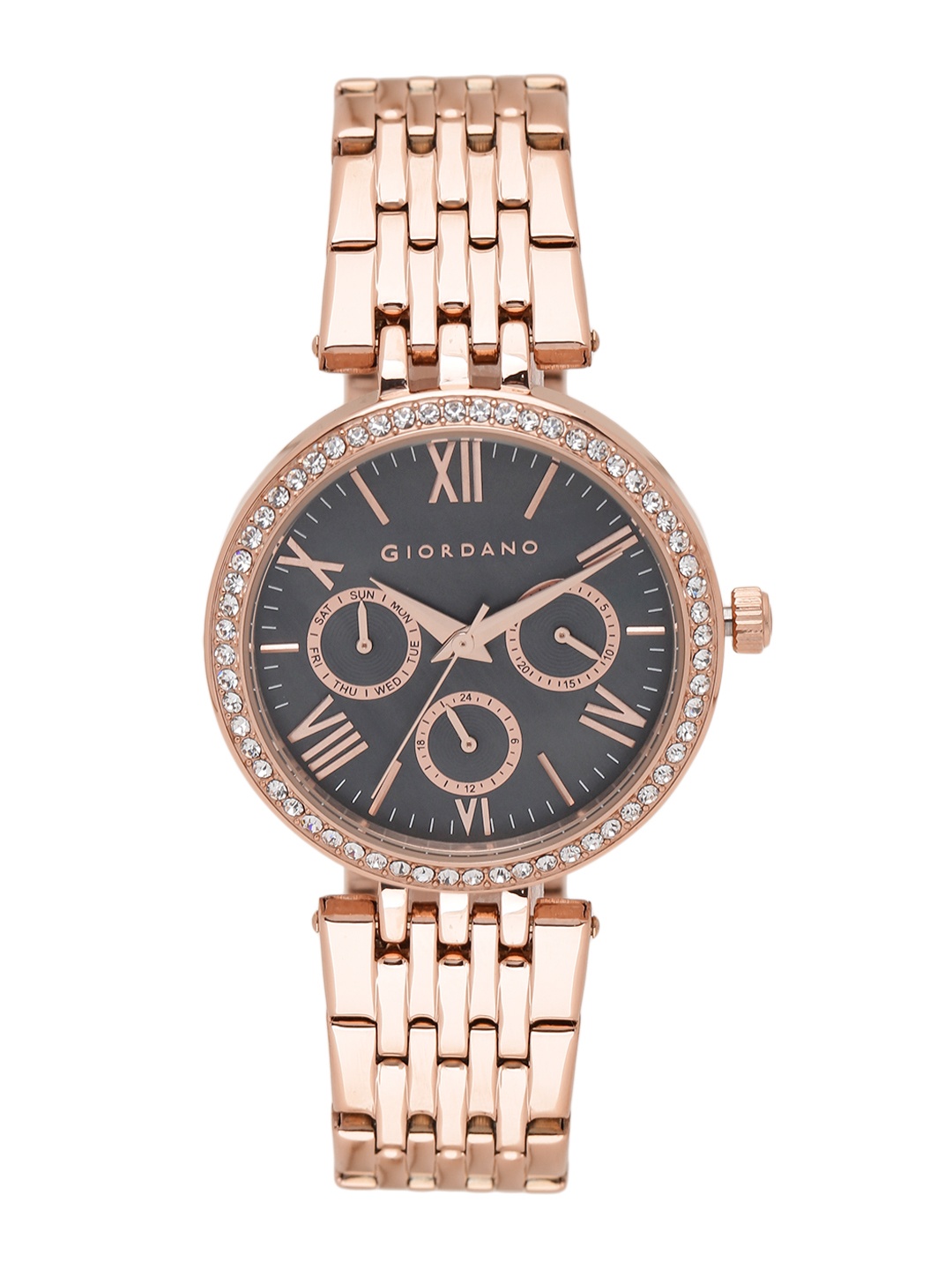 

GIORDANO Women Black Multifunction Watch 2845-11