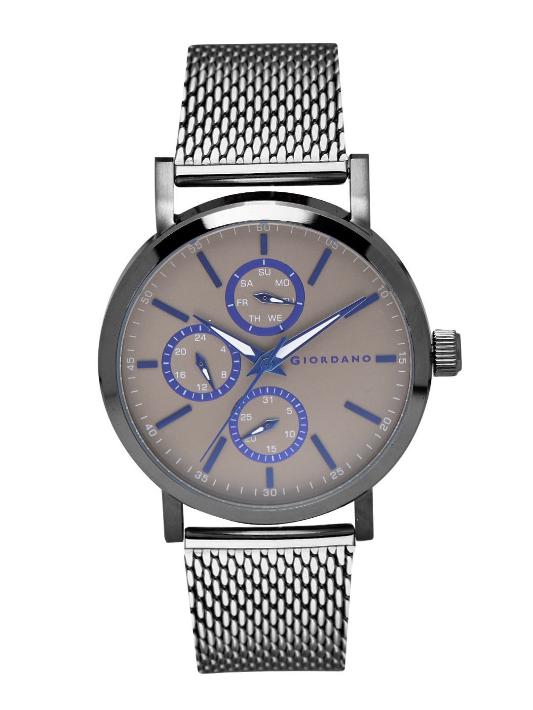 

GIORDANO Men Grey Analogue Watch 1849-55