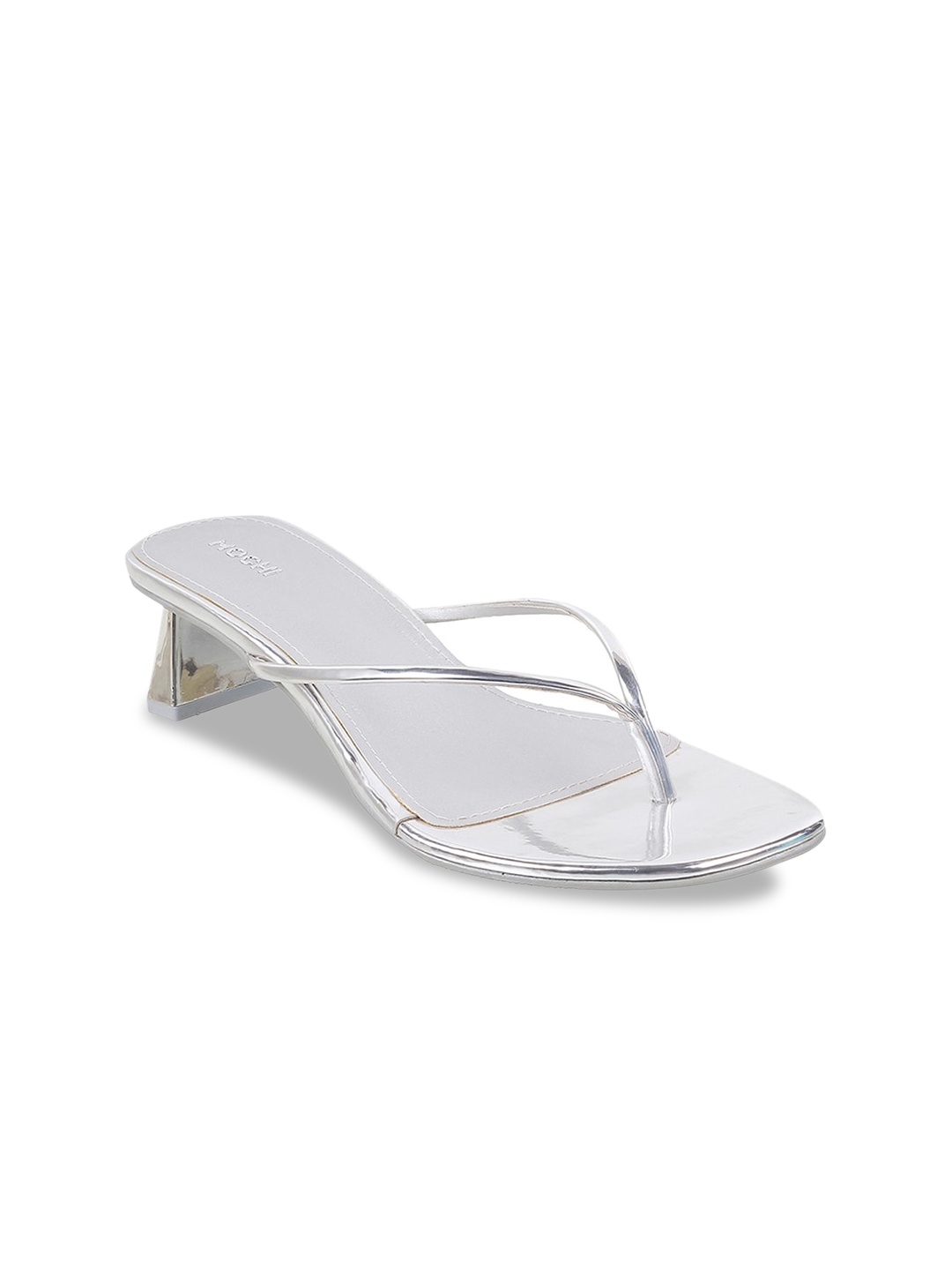 

Mochi Embellished Block Heels, Silver