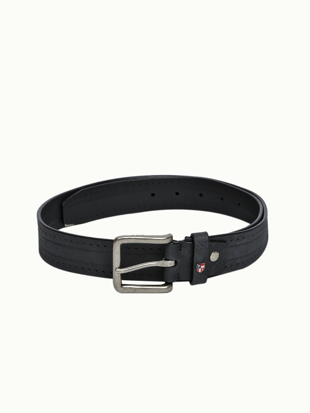 

U.S. Polo Assn. Men Grey Solid Leather Belt