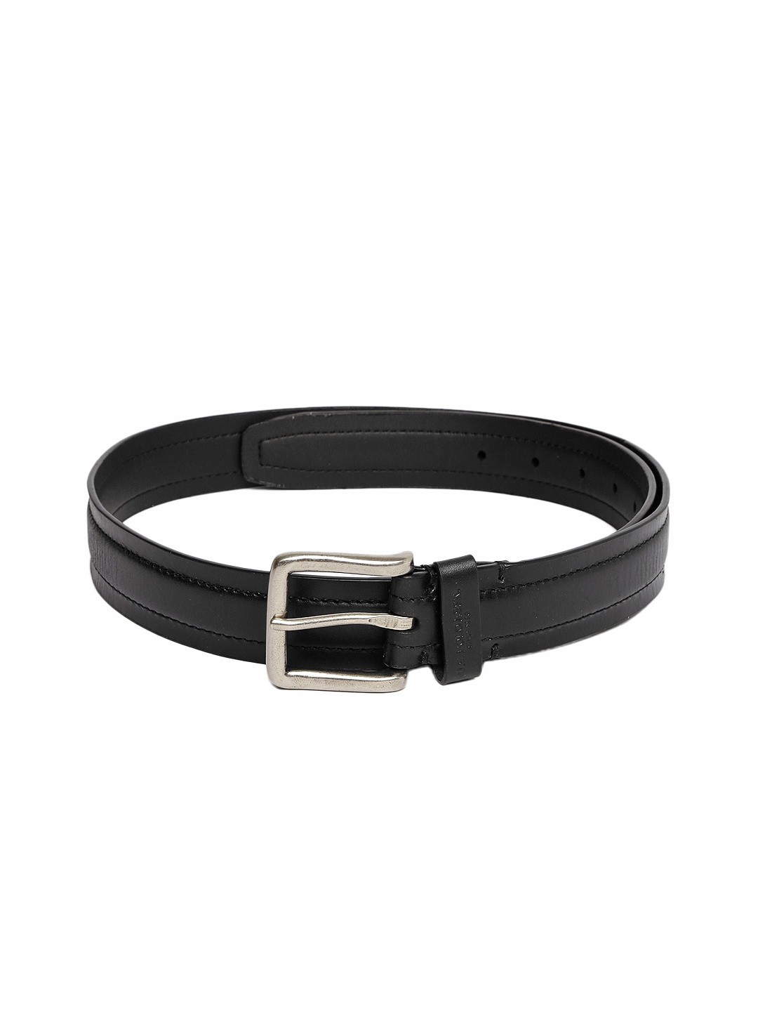 

U.S. Polo Assn. Men Black Solid Leather Belt