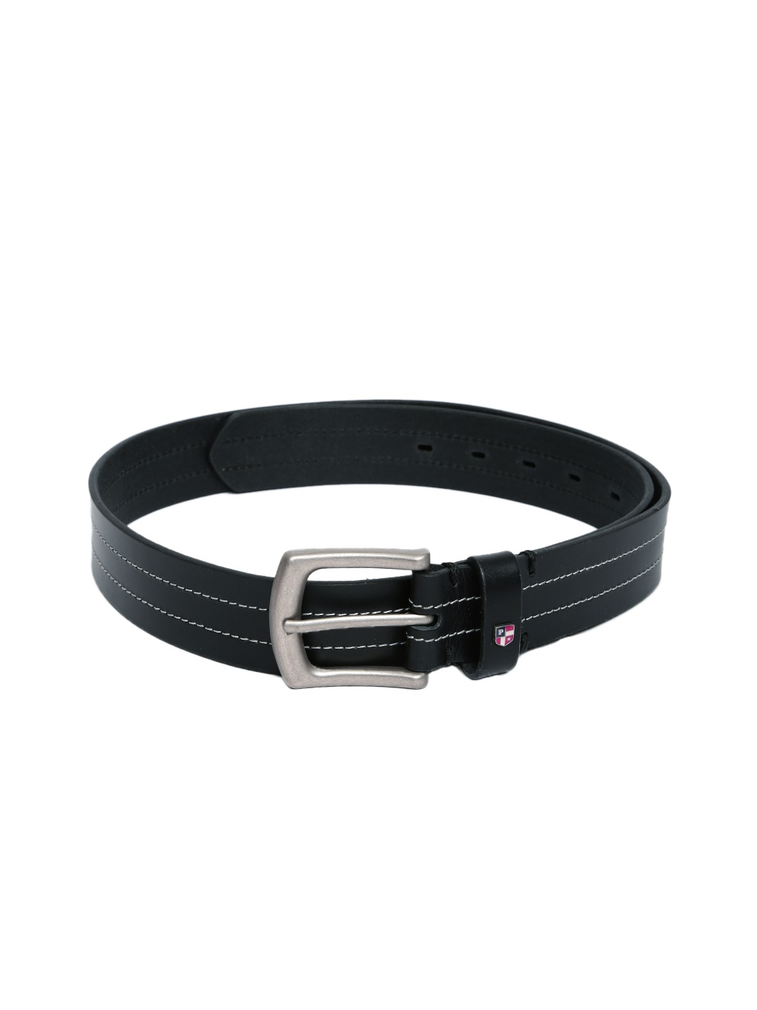 

U.S. Polo Assn. Men Black Solid Leather Belt