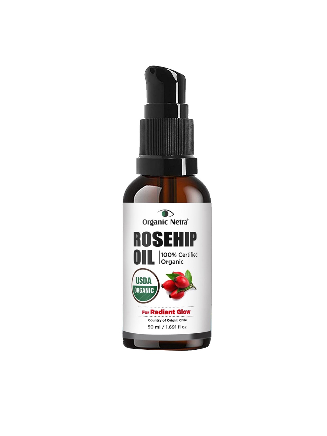 

Organic Netra Rosehip Seed Oil - 50ml, Na