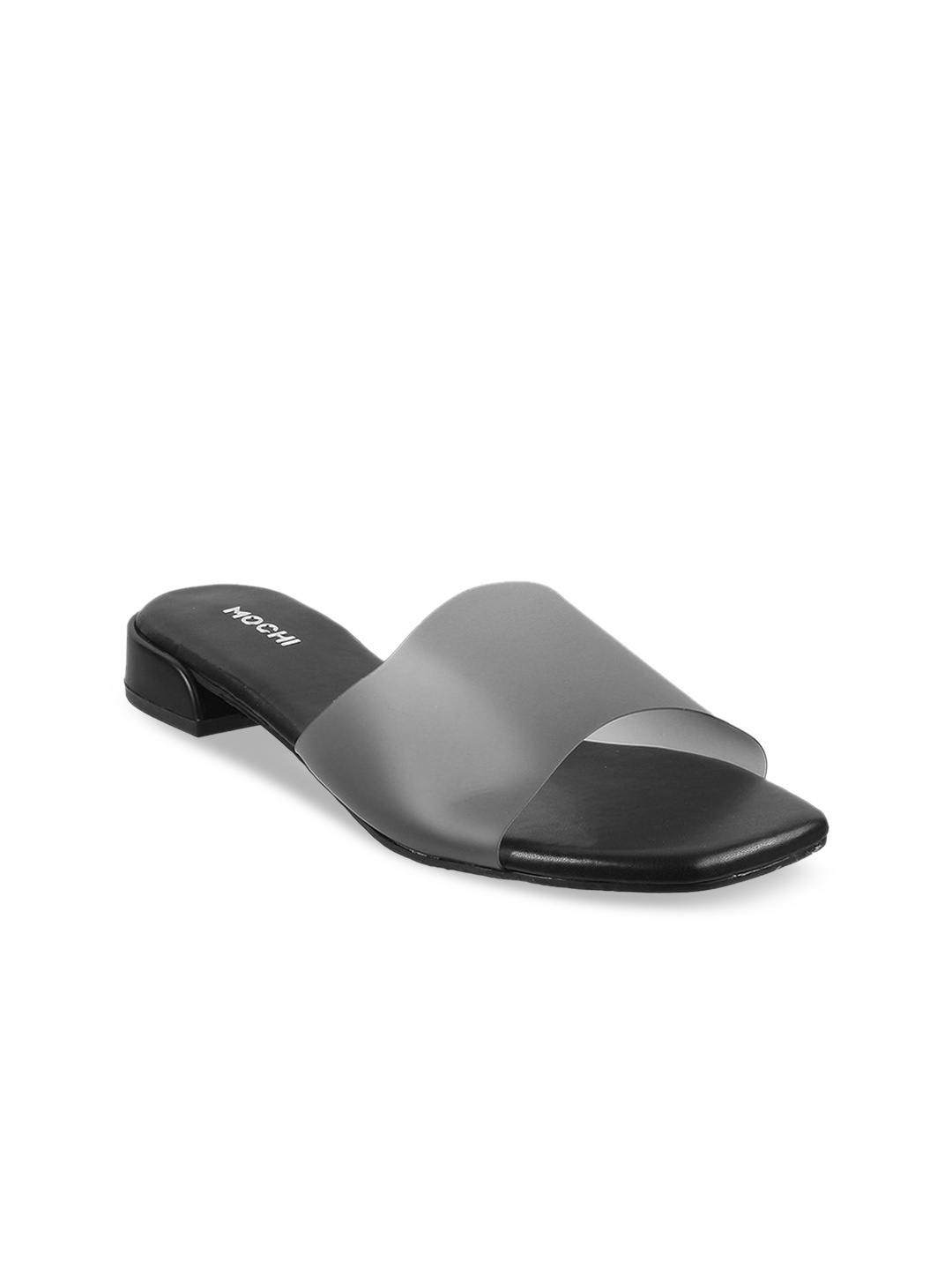 

Mochi Women Open Toe Flats, Black