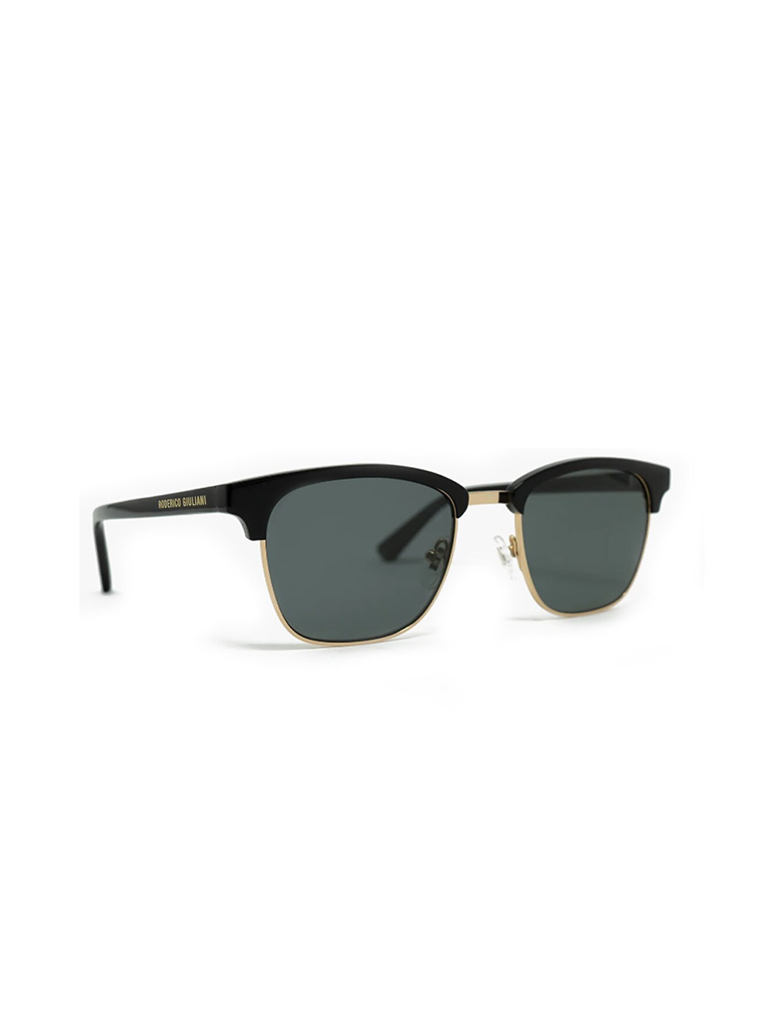 

RODERICO GIULIANI Square Sunglasses With Polarised And UV Protected Lens, Black