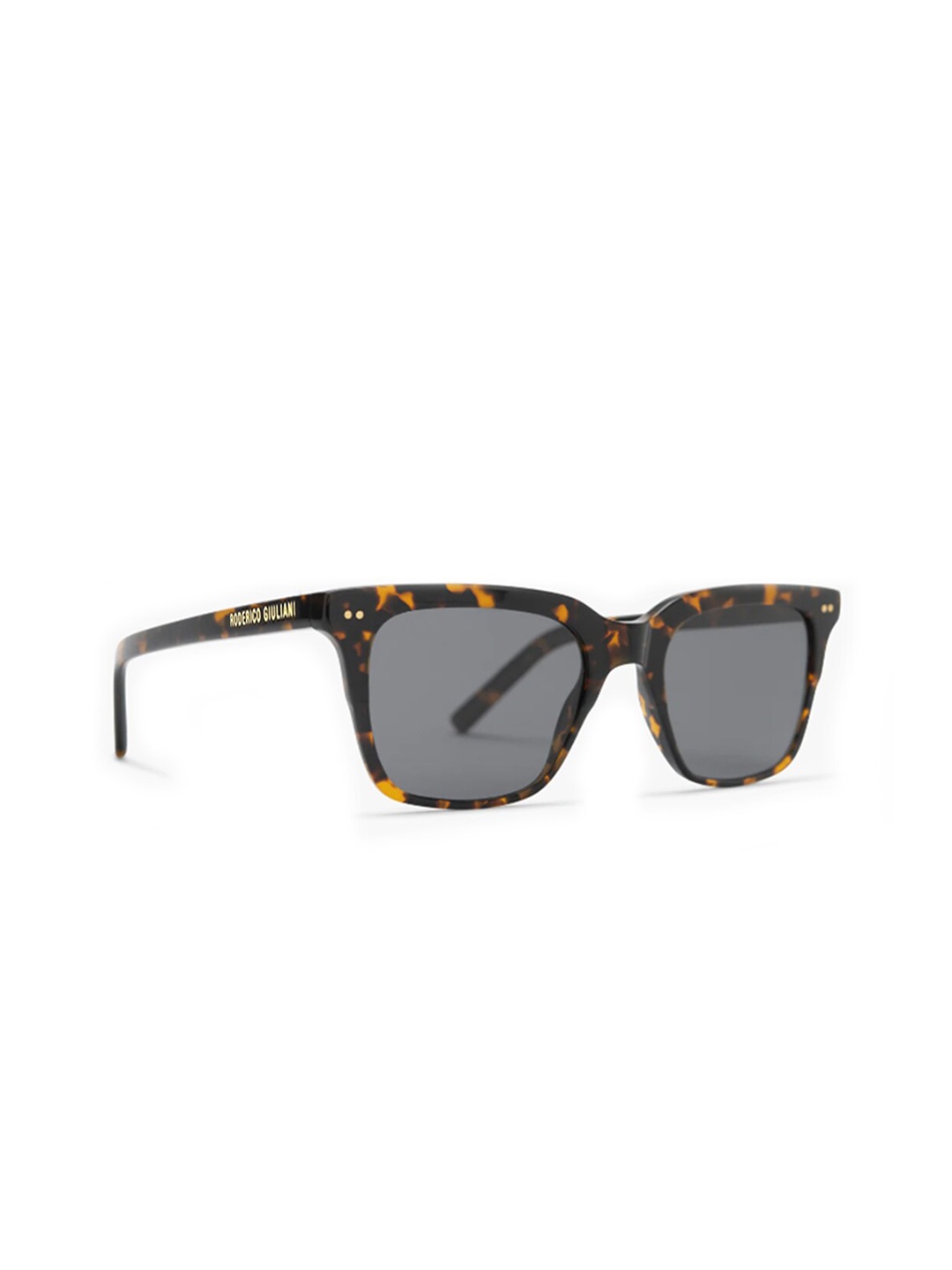

RODERICO GIULIANI Square Sunglasses With Polarised & UV Protected Lens, Brown