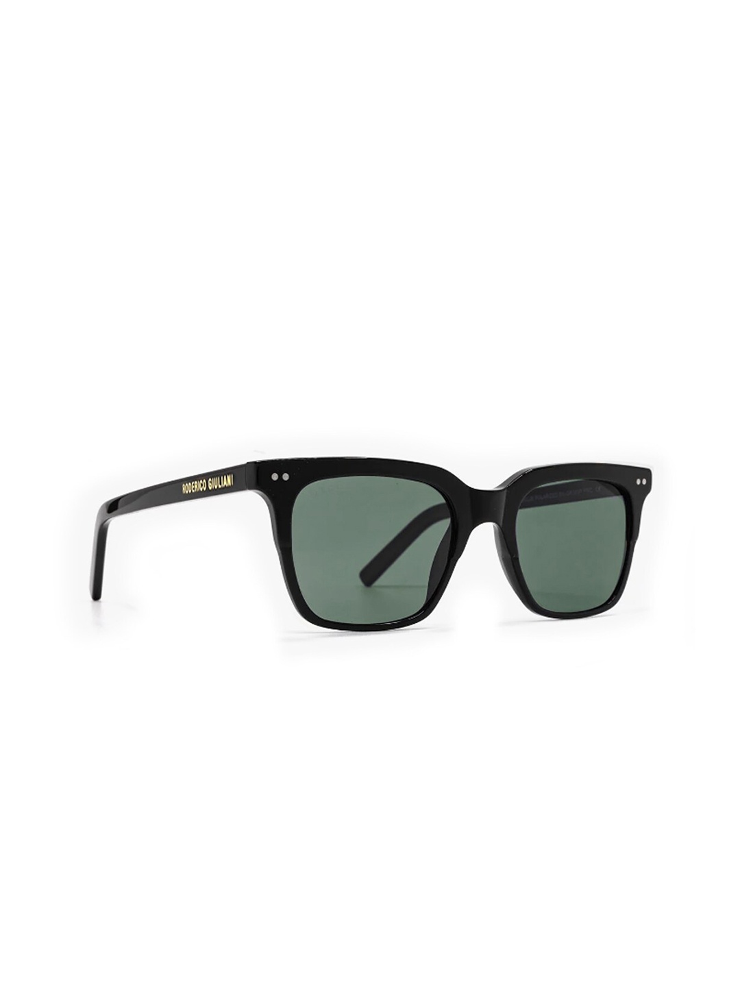 

RODERICO GIULIANI Square Sunglasses With Polarised & UV Protected Lens, Green