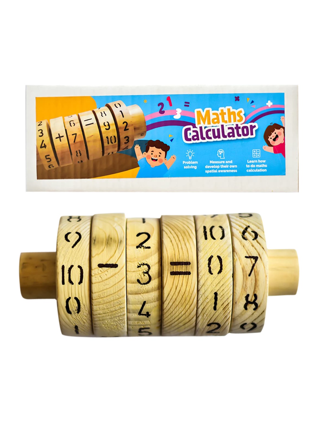 

ilearnngrow Pack Of 5 Activity Toys and Games, Cream