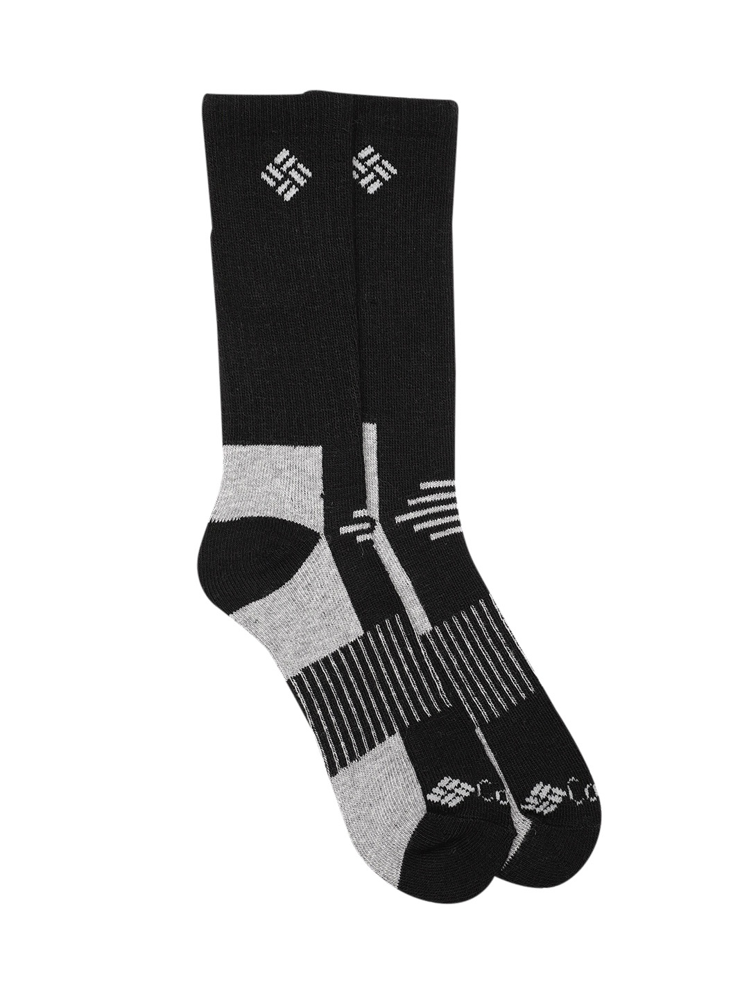 

Columbia Men Patterned Wool Blend Crew Socks, Black