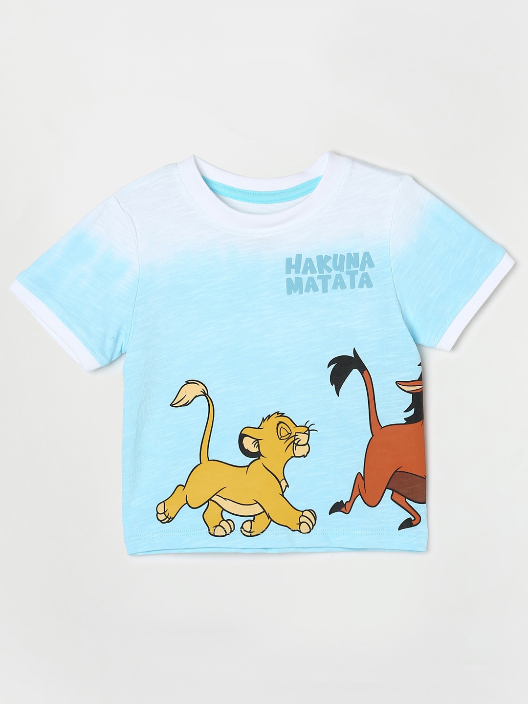 

Juniors by Lifestyle Boys The Lion King Printed Round Neck Pure Cotton T-shirt, Blue