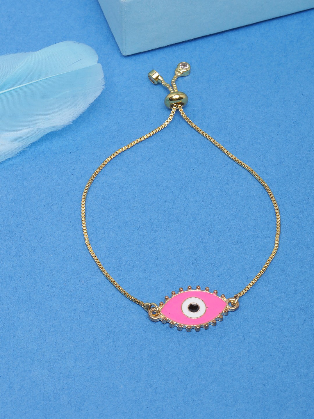 

DressBerry Women Gold-Plated Charm Bracelet