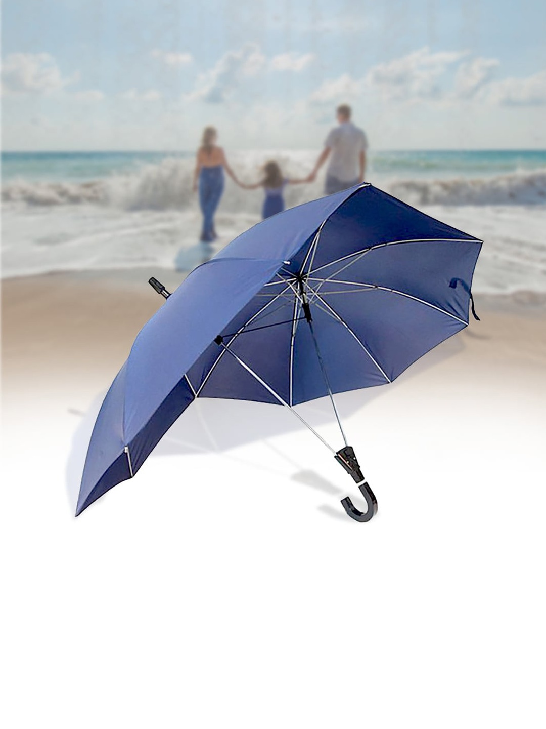 

ZURU BUNCH Waterproof Polyester 2-Fold Couple Umbrella, Blue