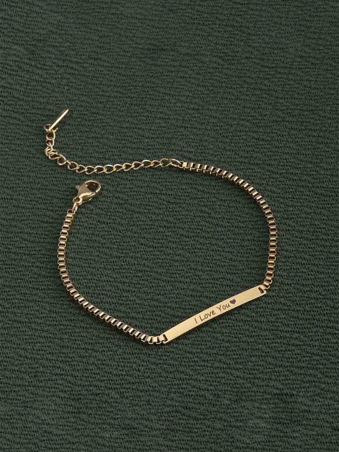 

PALMONAS Women Gold-Plated Charm Bracelet