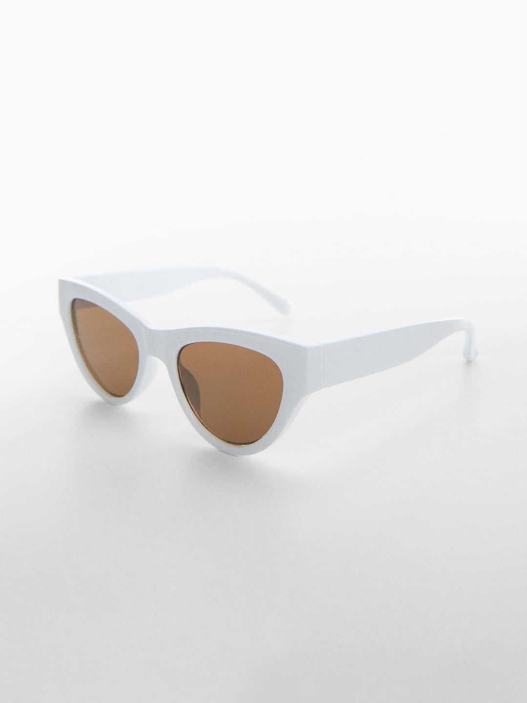 

MANGO Women Sustainable Cateye Sunglasses with UV Protected Lens 47061508, Brown