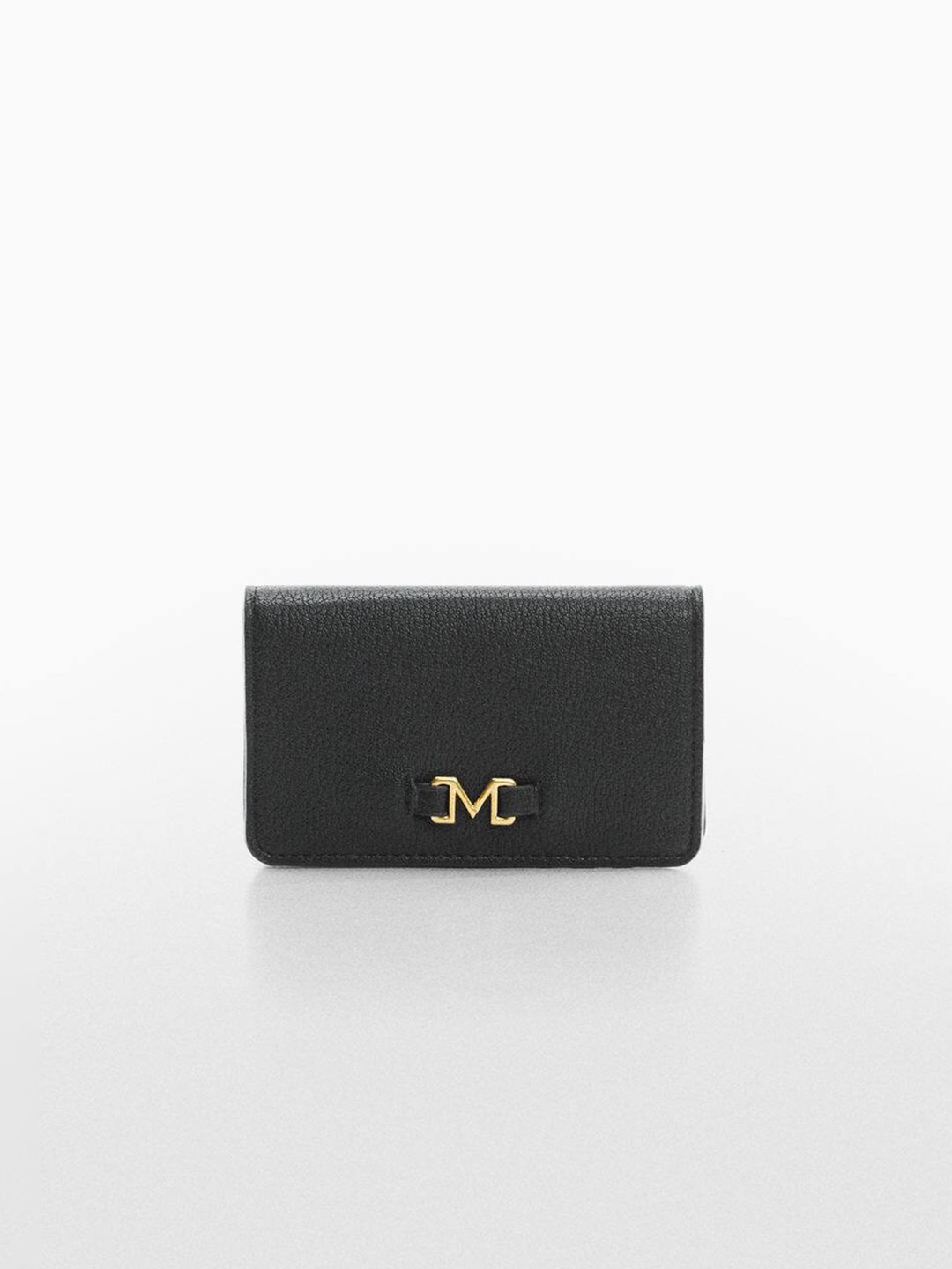 

MANGO Women Two Fold Wallet, Black