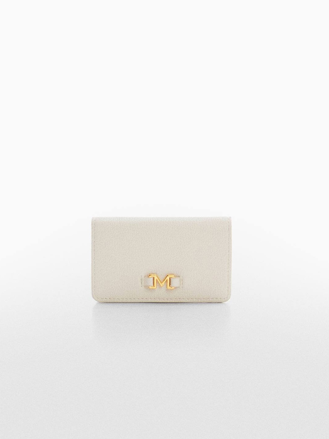

MANGO Women Two Fold Wallet, Off white