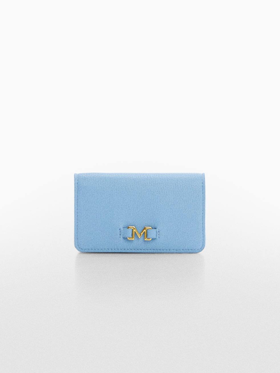 

MANGO Women Two Fold Wallet, Blue