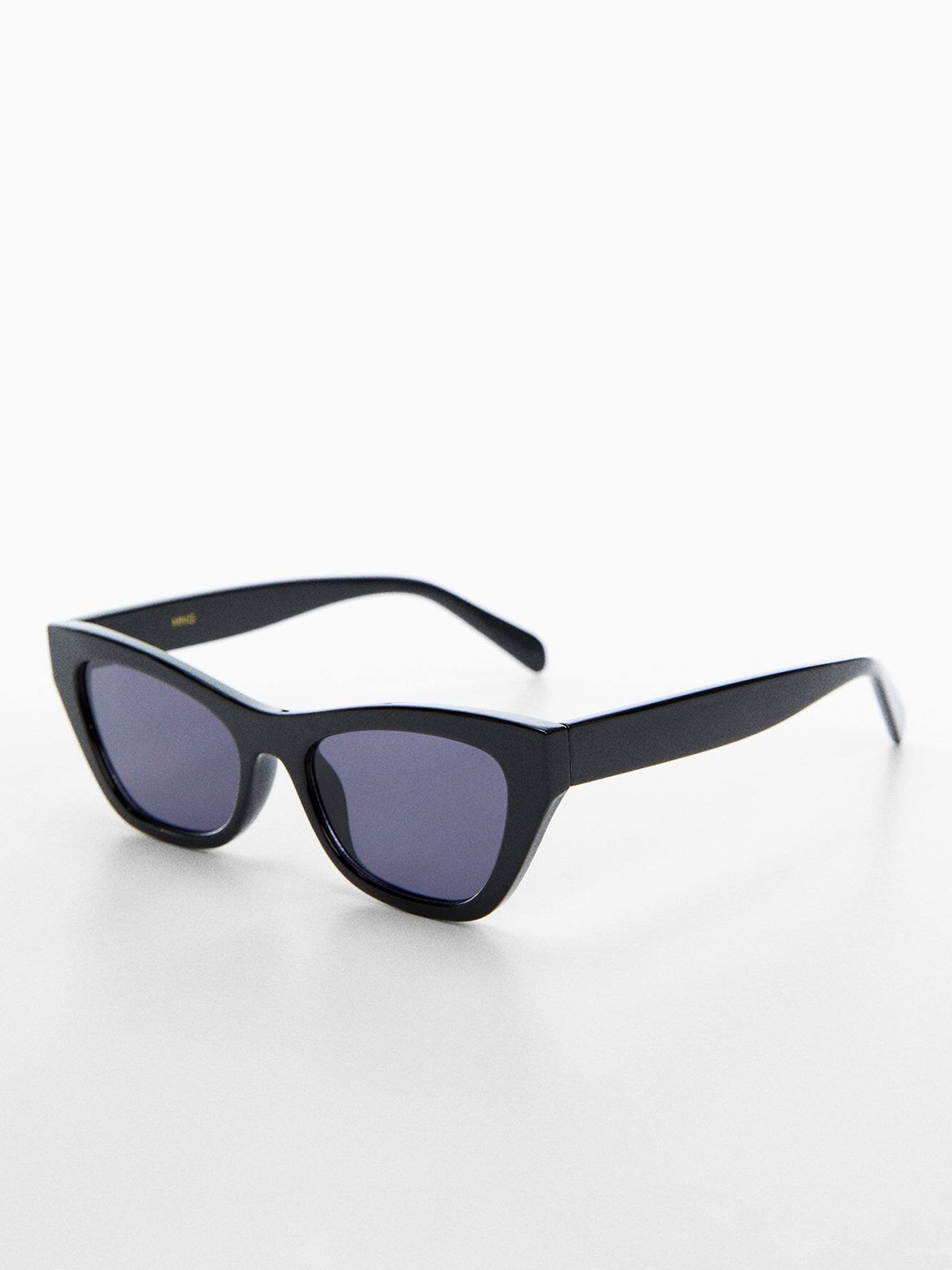 

MANGO Women Sustainable Cateye Sunglasses with UV Protected Lens, Black