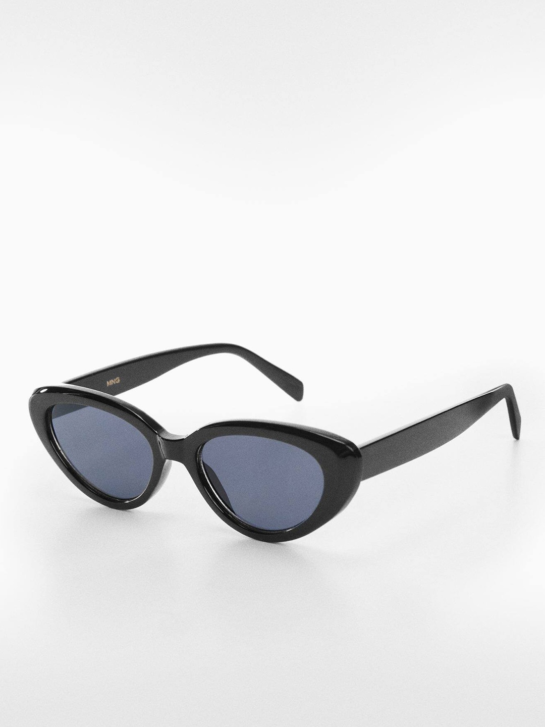 

MANGO Women Sustainable Cateye Sunglasses with UV Protected Lens, Black