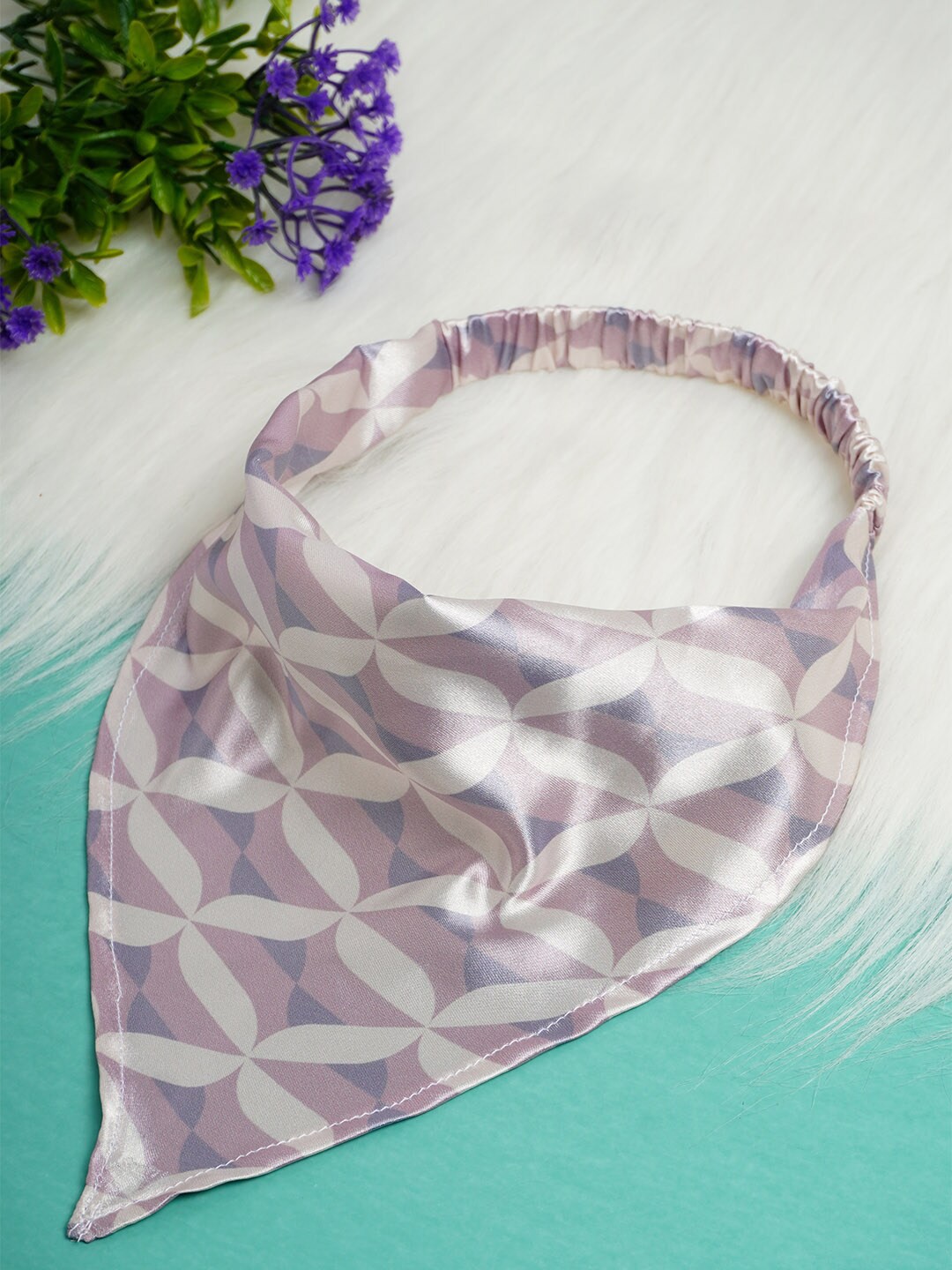 

Ferosh Women Printed Hairband, Purple
