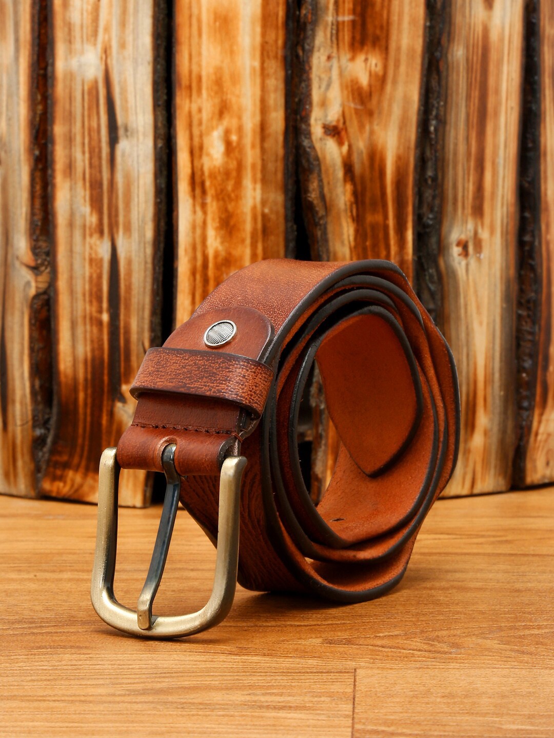 

LOUIS STITCH Men Premium Leather Casual Belt, Tan