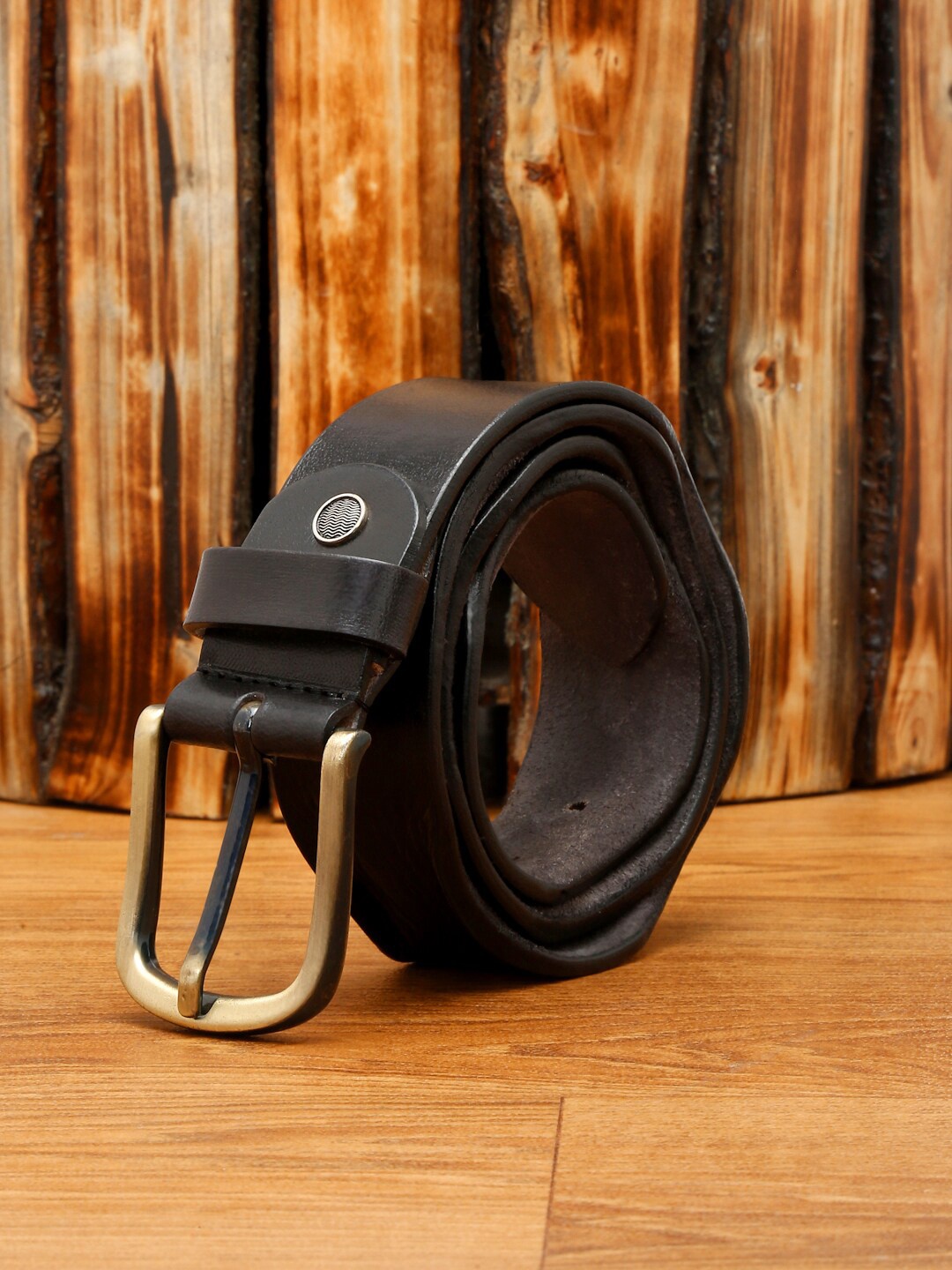 

LOUIS STITCH Men Premium Leather Casual Belt, Black