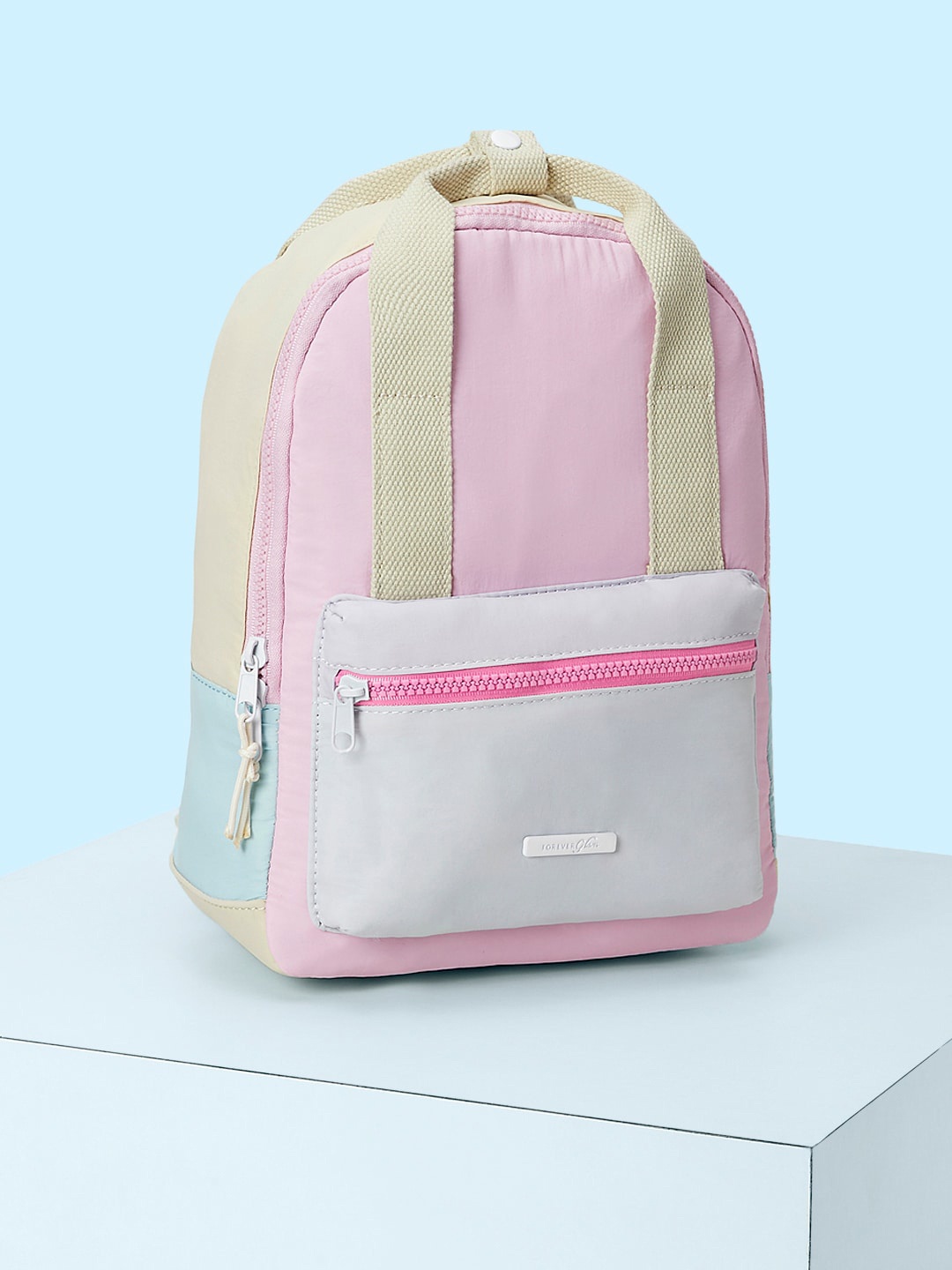 

Forever Glam by Pantaloons Bucket Handheld Bag, Pink
