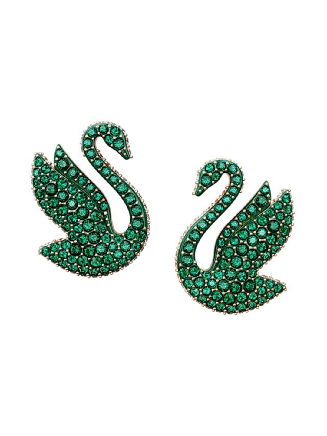 

SWAROVSKI Rose Gold-Plated CEX ICONIC SWAN PE GRE ROS Earrings