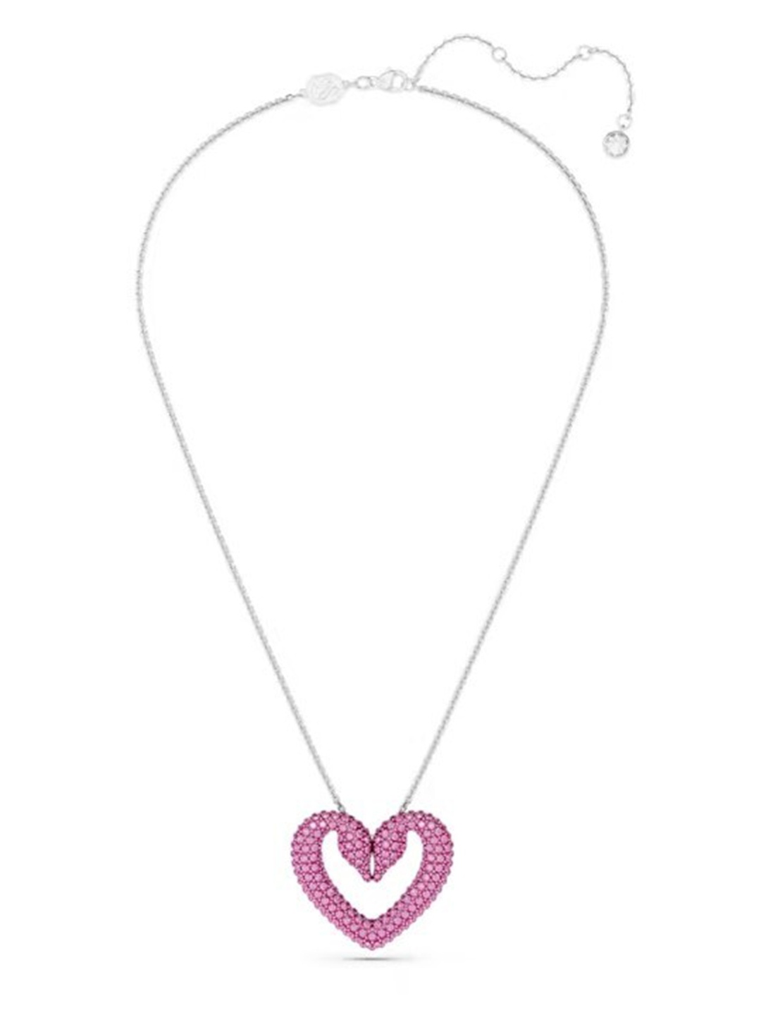 

SWAROVSKI Women RE UNA ROS RHS NECKLACE, Silver