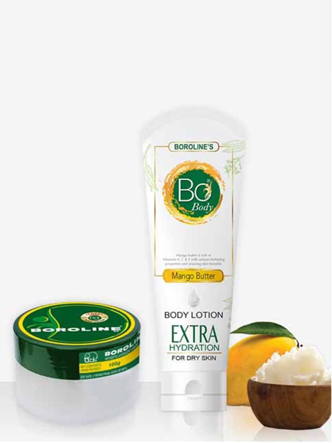 

BOROLINE Set Of Extra Hydration Bo Body & Antiseptic Cream, White