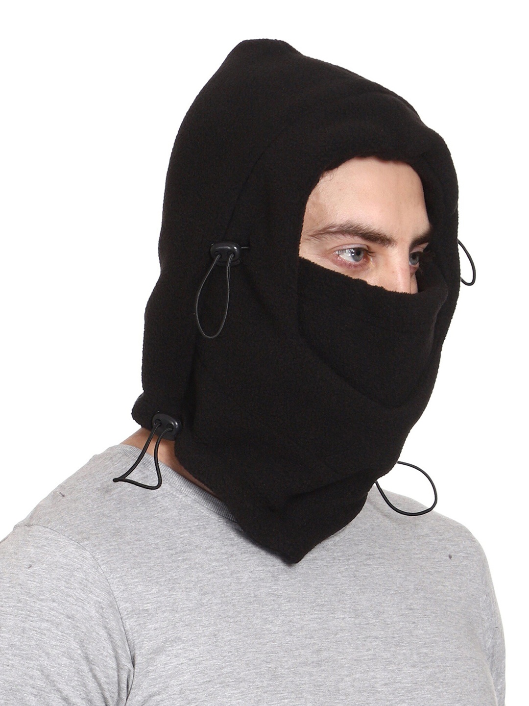 

Gajraj Solid Polar Fleece Balaclava, Black