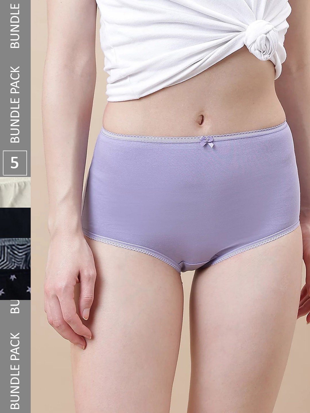 

Marks & Spencer Women Pack Of 5 Basic Briefs, Lavender